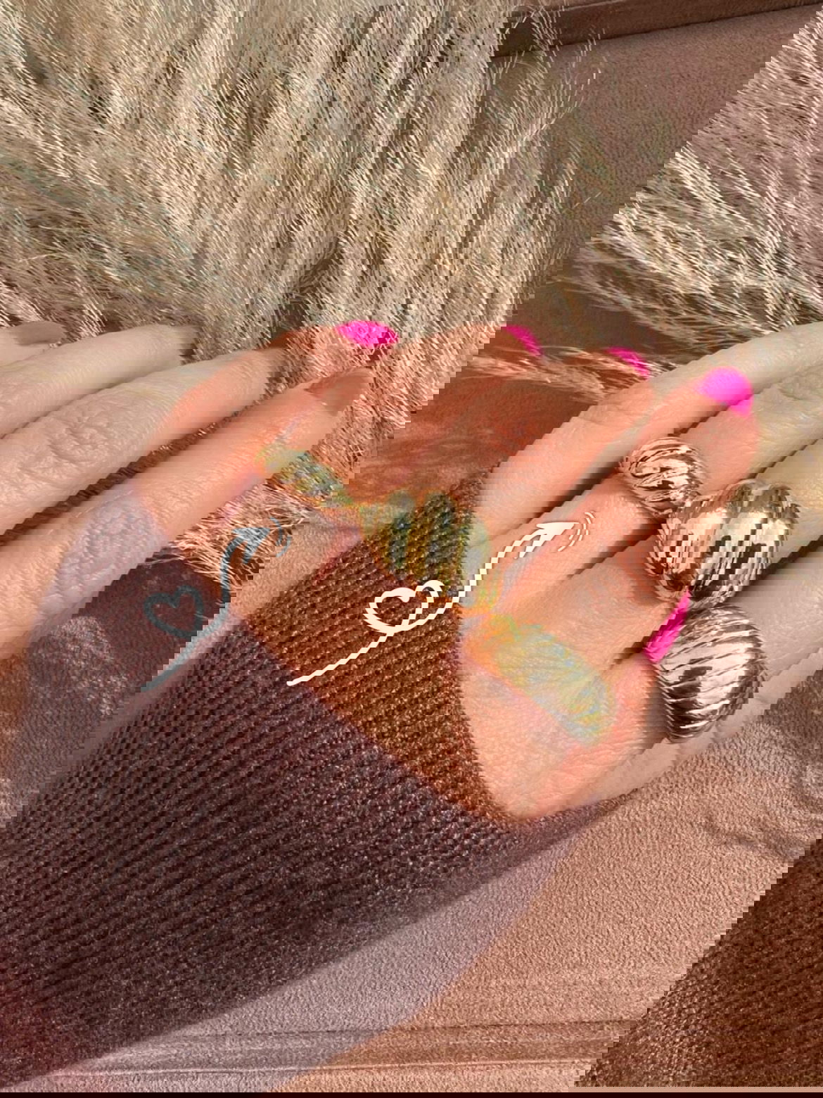 Anel Croissant Menor em Banho de Ouro