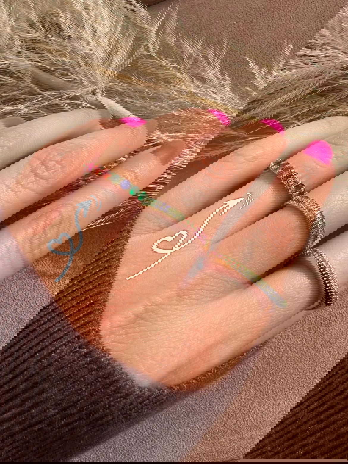 Anel Aparador de Aliança Rainbow em Banho de Ouro