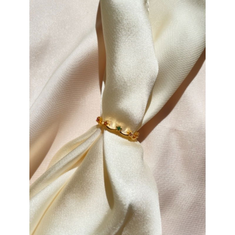 Anel Coroinha Rainbow