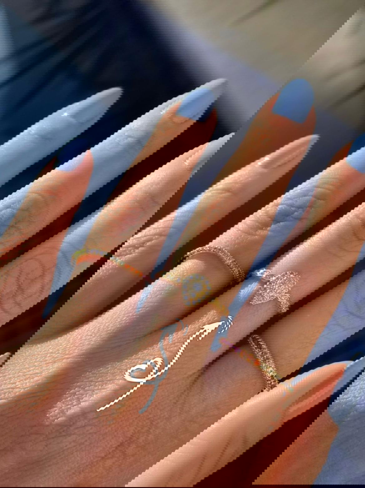 Anel Gota Cristal em Banho de Ouro