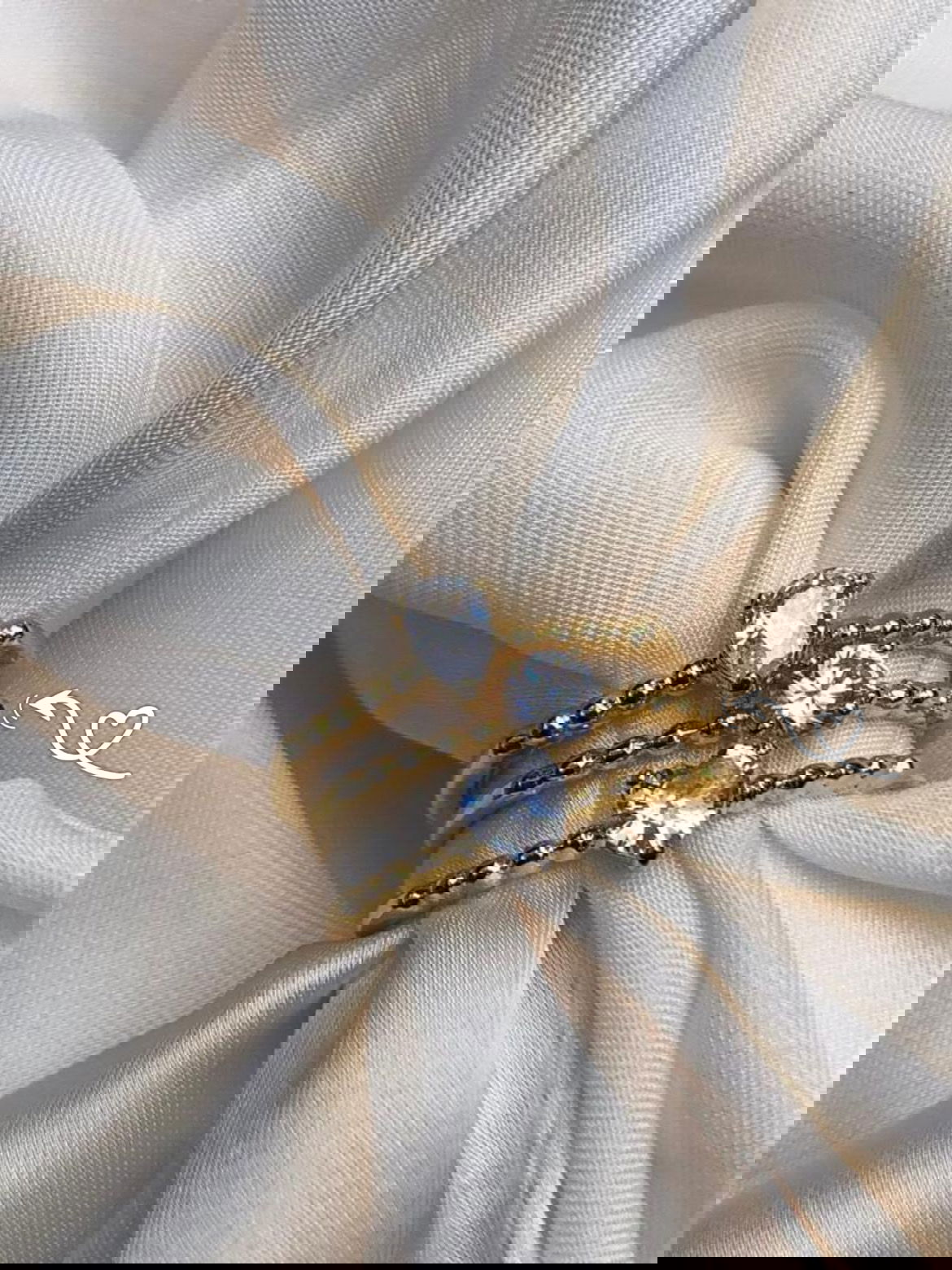 Anel Solitário com Zircônia e Bolinha em Banho de Ouro