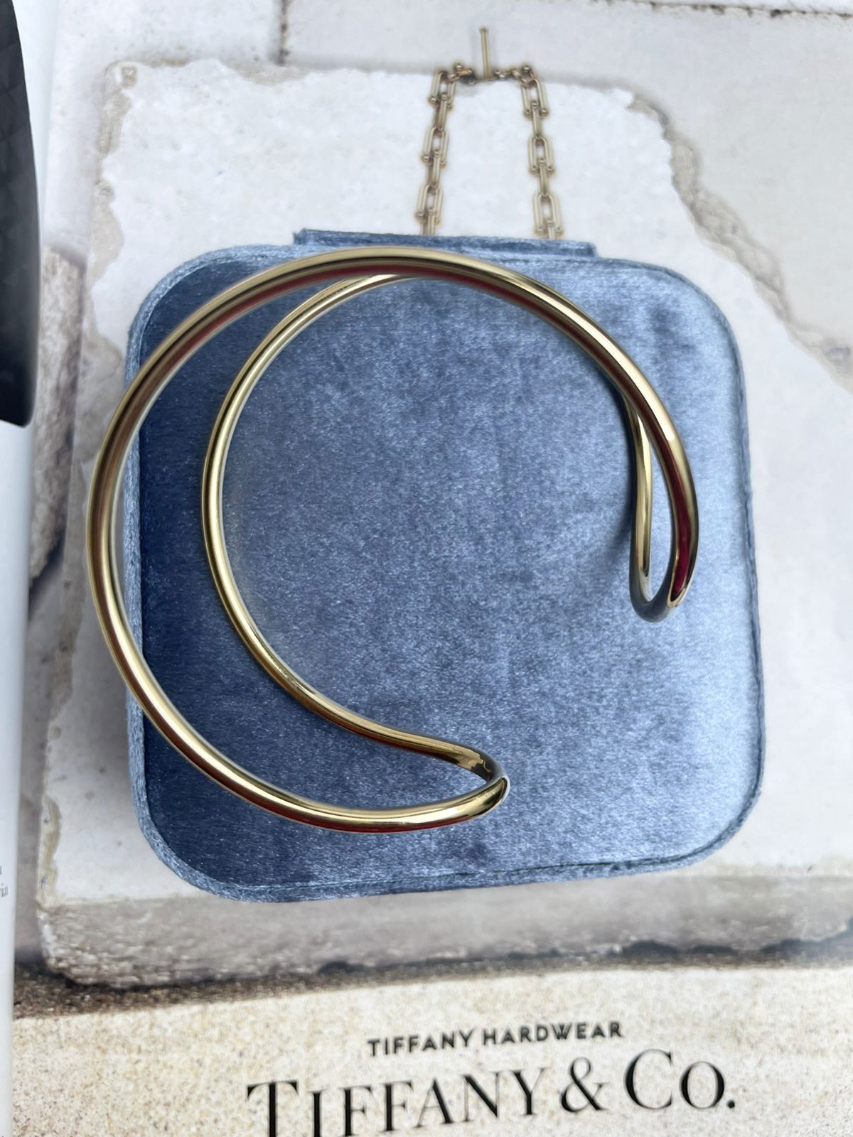 Bracelete Duplo Fino em Banho de Ouro