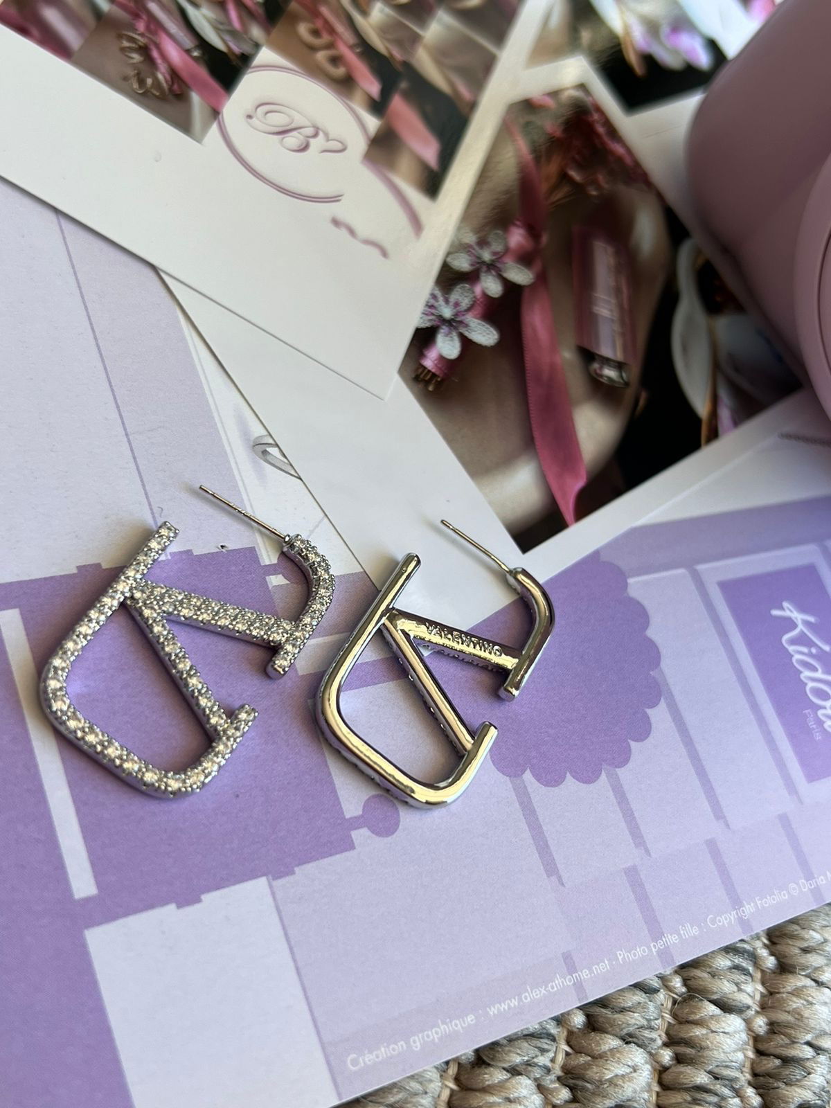 Brinco com Zircônia Cristal em Banho de Ródio Branco