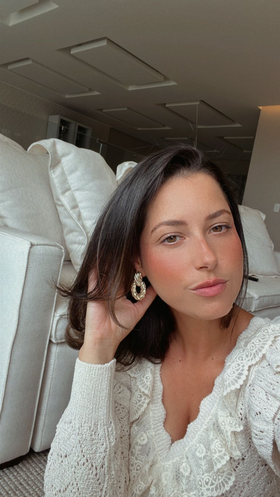 Brinco Torcido em Banho de Ouro