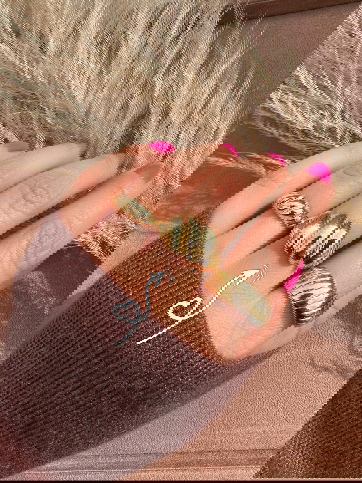 Anel Croissant Maior em Banho de Ouro