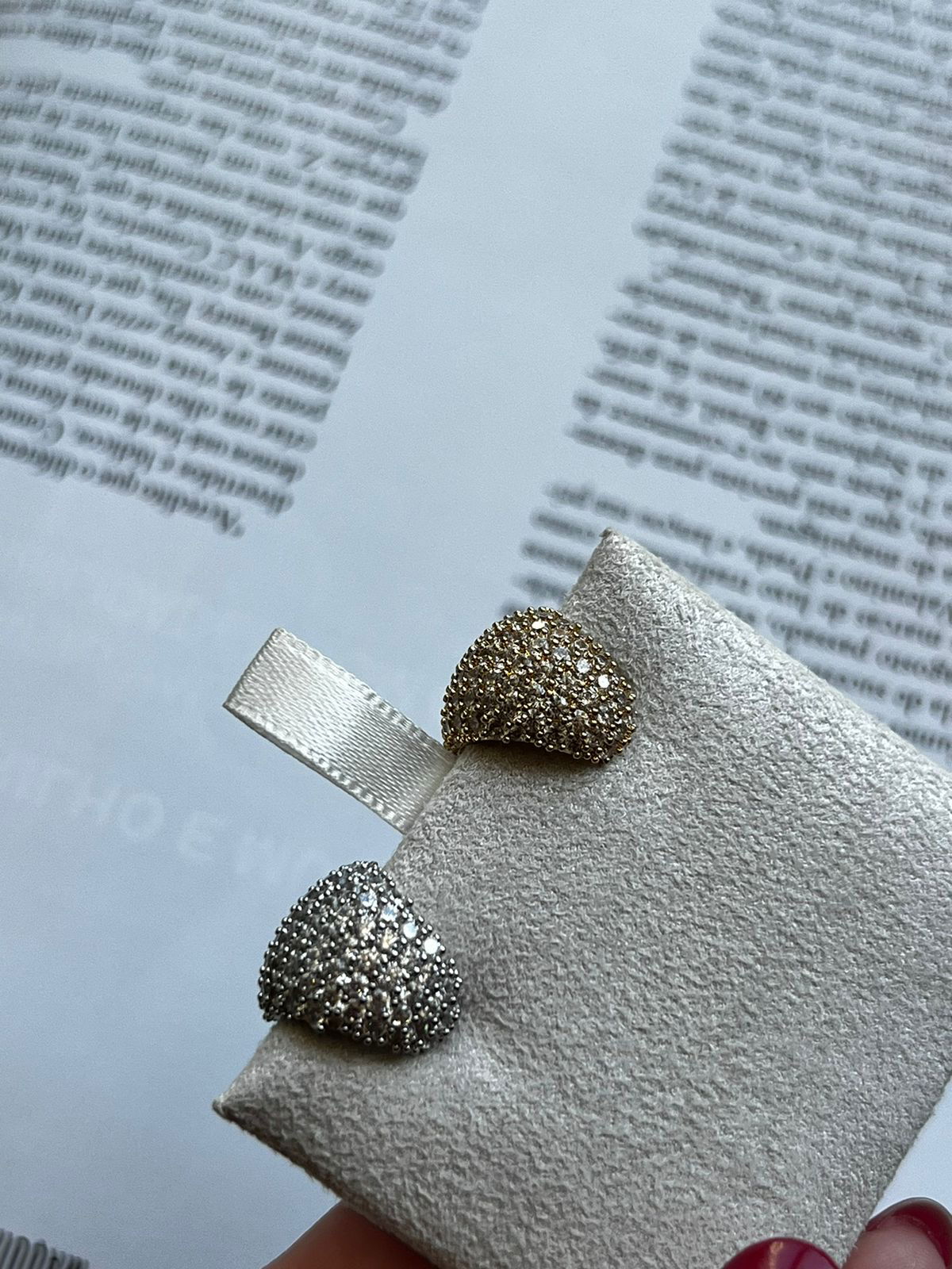 Piercing Fake com Zircônia Cristal em Banho de Ouro