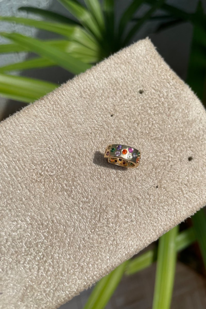 Piercing Fake Colors em Banho de Ouro