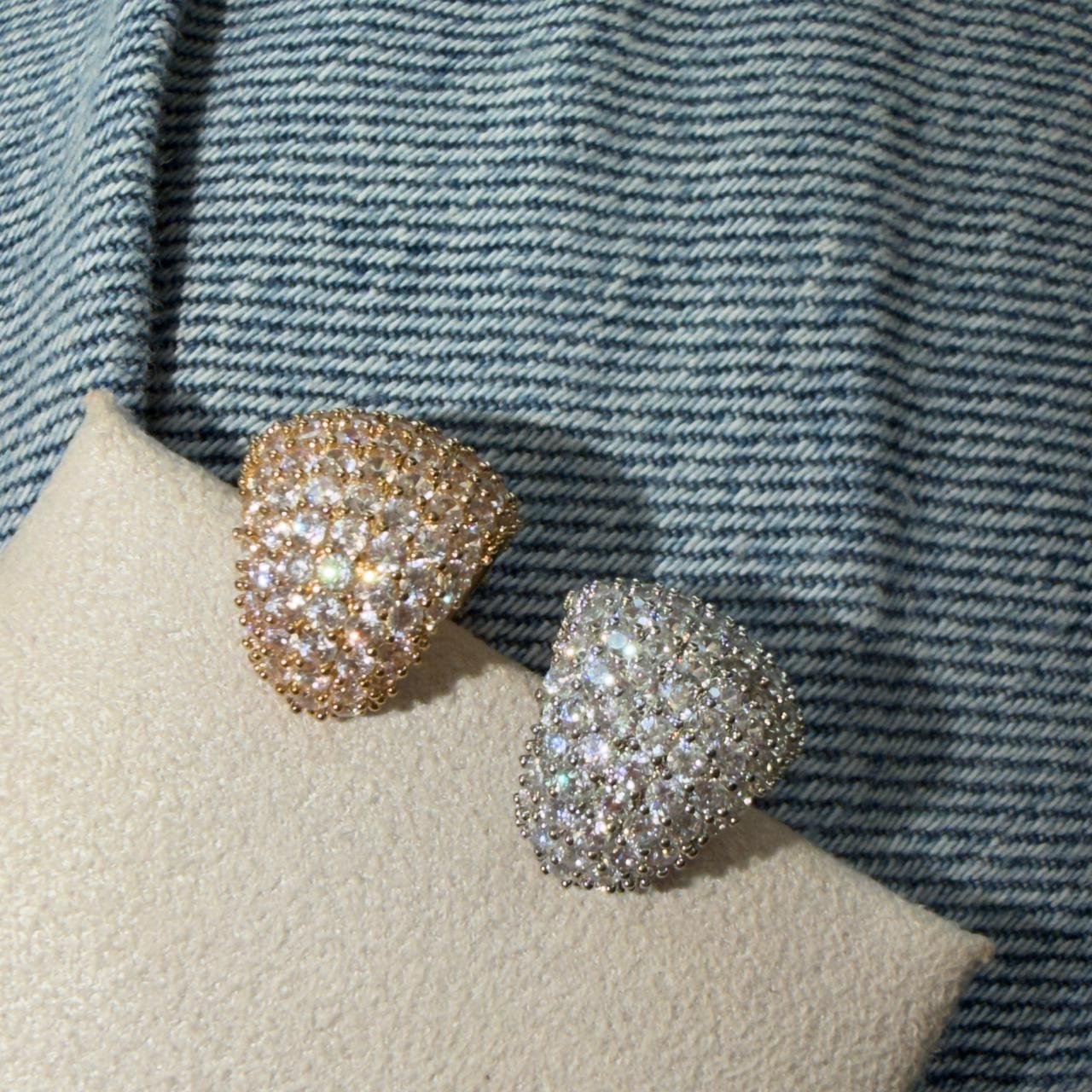 Piercing Fake com Zircônia Cristal em Banho de Ouro
