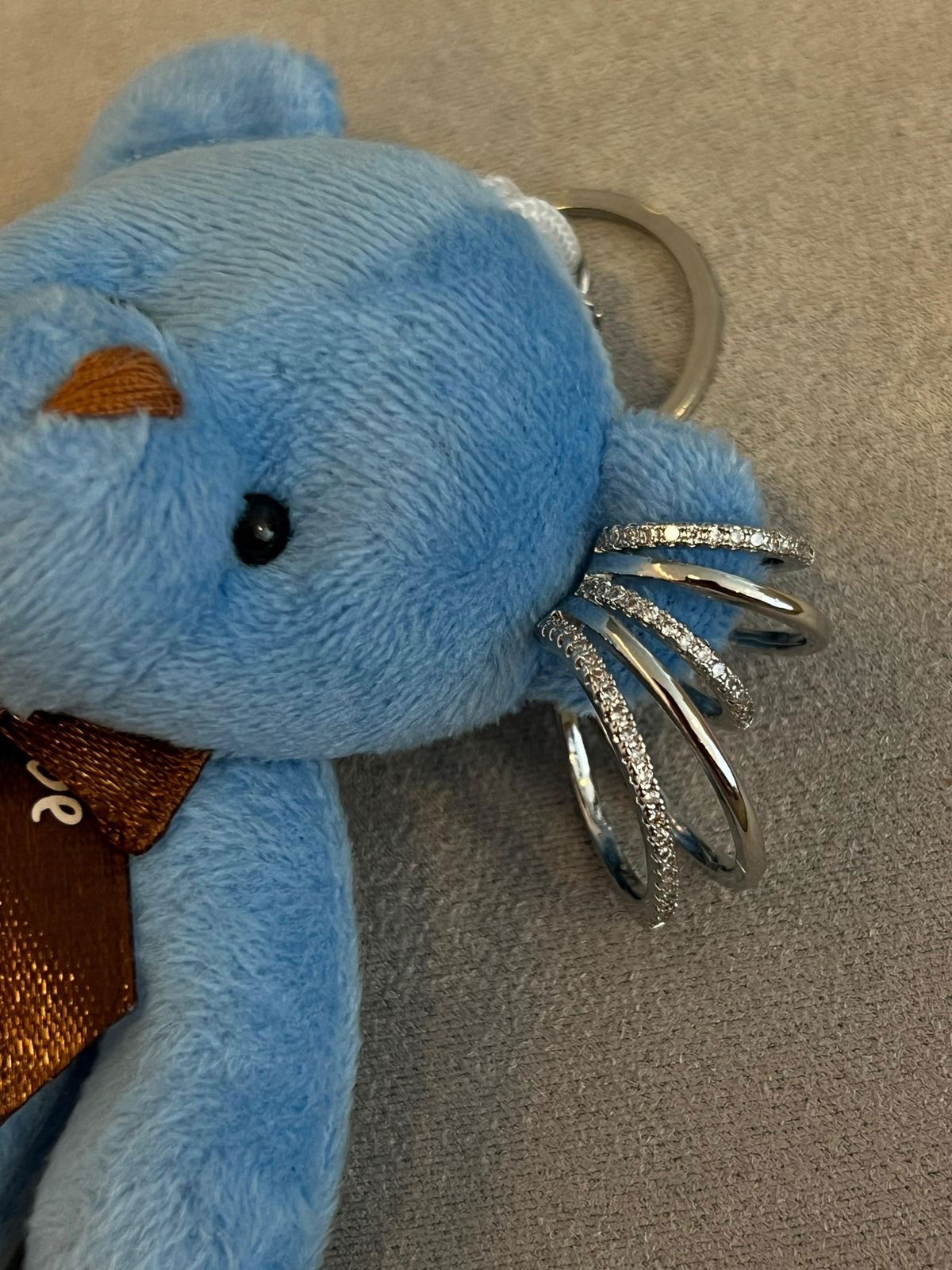 Piercing Fake com Zircônia Cristal em Banho de Ródio Branco