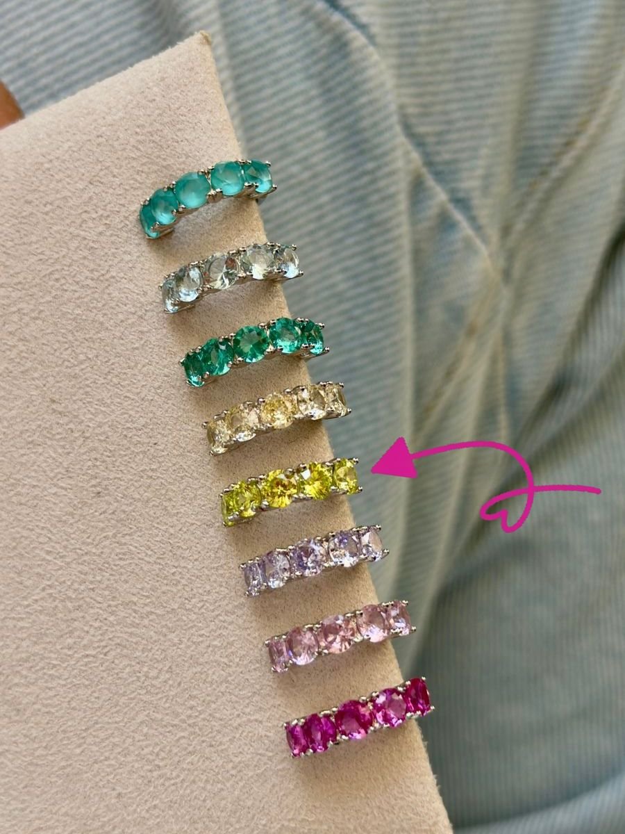Piercing Fake com Zircônia Lima 4mm em Banho de Ródio Branco