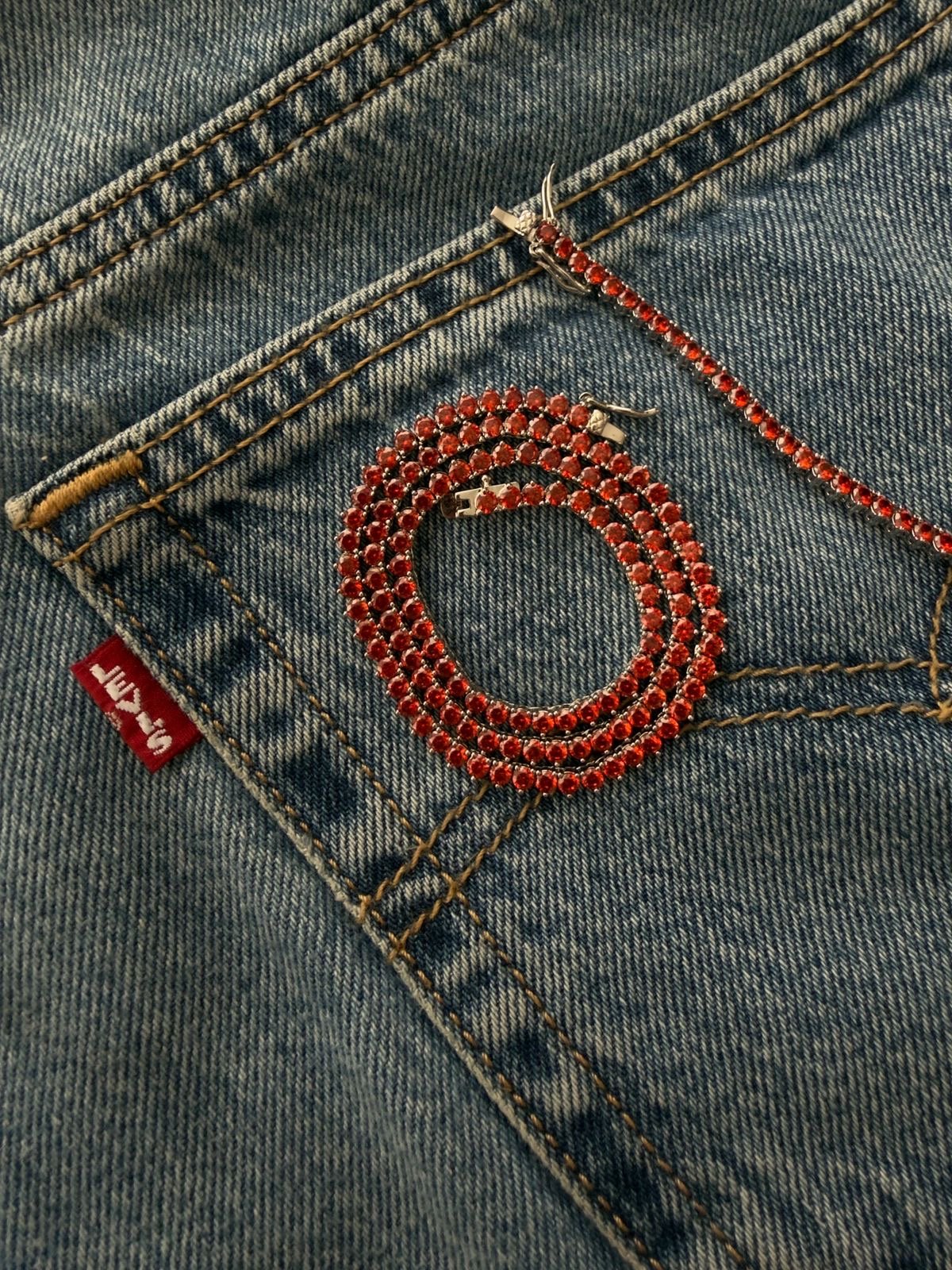 Riveira 3 pontas Zircônia Aperol 3mm (Fecho Joia) em Banho de Ródio Branco